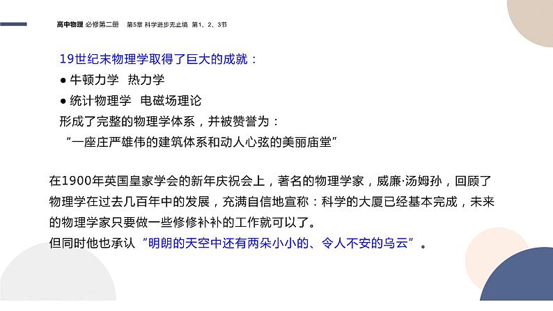 必修第二册-5.1 初识相对论  5.2相对论的神奇时空  5.3探索宇宙的奥秘（课件PPT）04