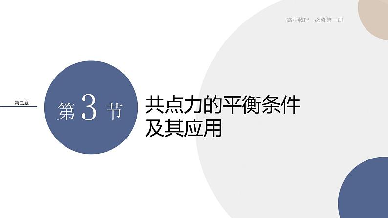 3.6共点力的平衡条件及其应用（课件PPT）第1页