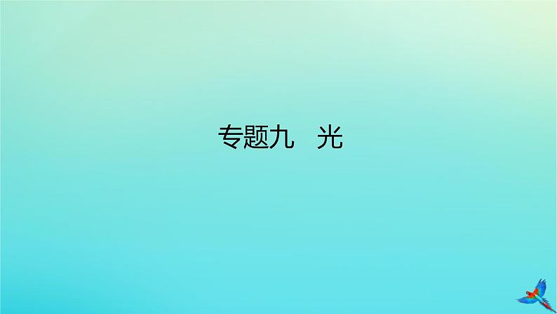 2023新教材高考物理二轮专题复习专题九光课件第1页