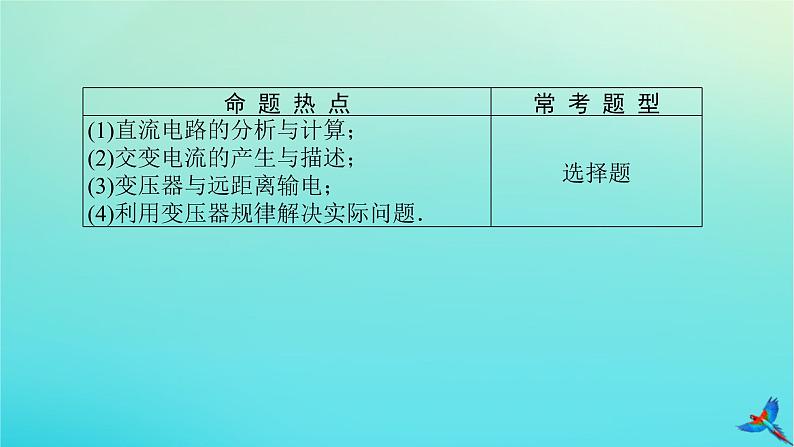 2023新教材高考物理二轮专题复习专题十二直流电路与交流电路课件03