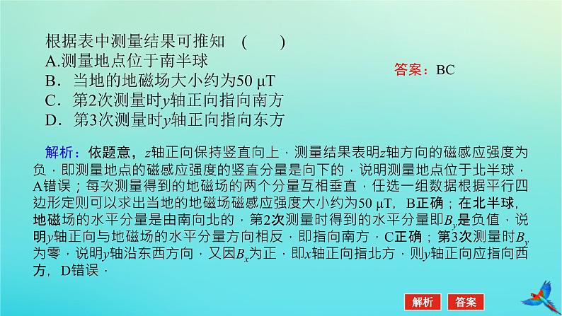 2023新教材高考物理二轮专题复习专题十一磁场及带电粒子在磁场中的运动课件第8页