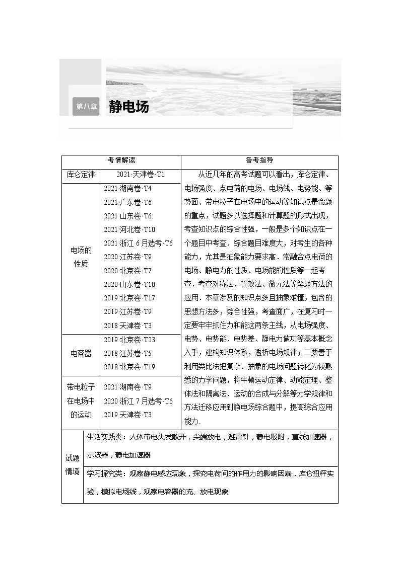 高考物理一轮复习题型解析第八章第1讲静电场中力的性质第2页