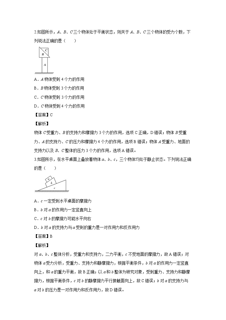 []第三章 相互作用-2共点力平衡（解析版）第3页
