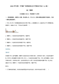 2022-2023学年广东省广州奥林匹克中学高二上学期末物理试题含解析