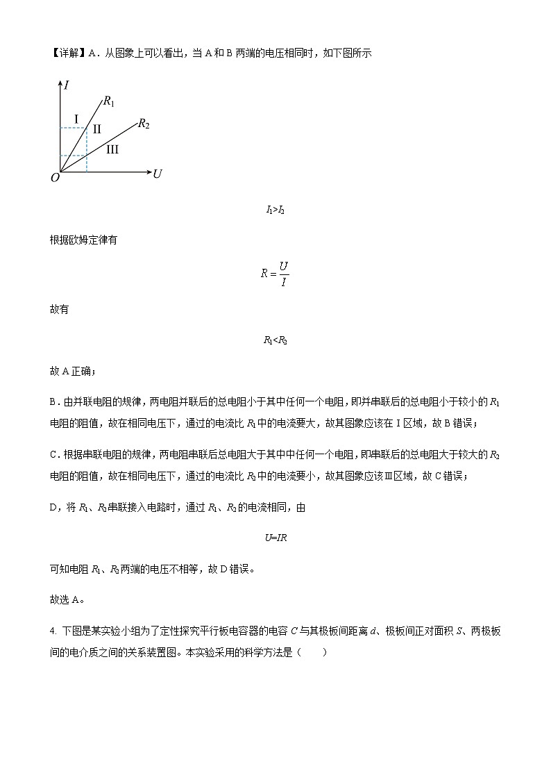 2022-2023学年天津市河东区高二上学期期末质量检测物理试题含解析03