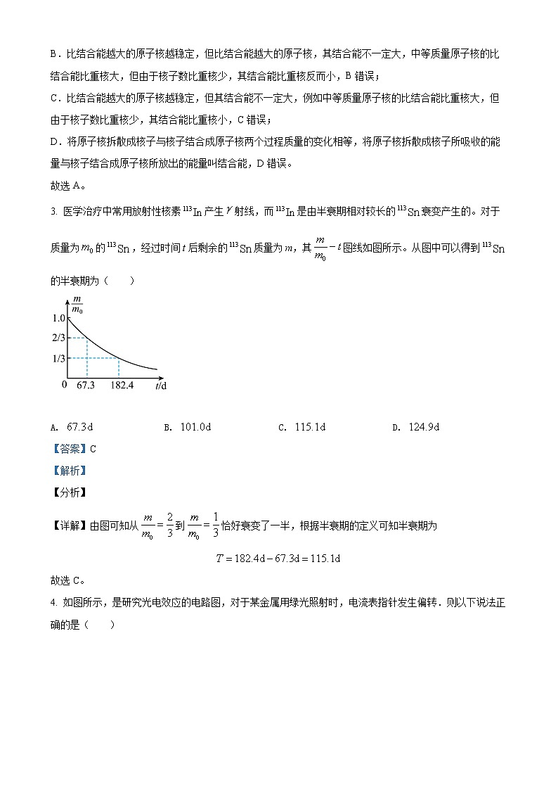 2022赤峰二中高二下学期第二次月考物理试题含解析02