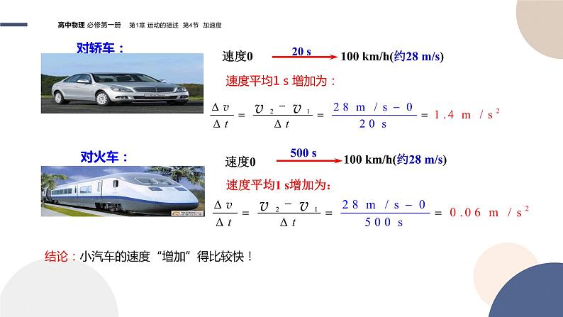 必修第一册-1.4加速度课件PPT05