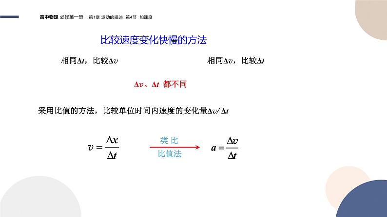 必修第一册-1.4加速度课件PPT08