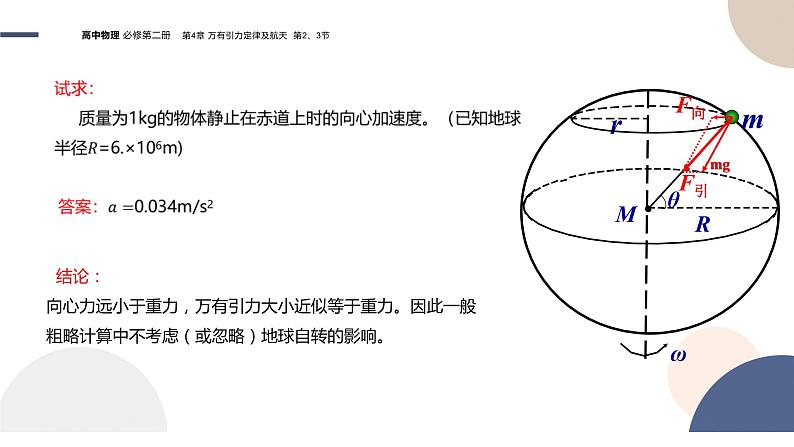 必修第二册-4.2 万有引力定律的应用  4.3人类对太空的不懈探索课件PPT06