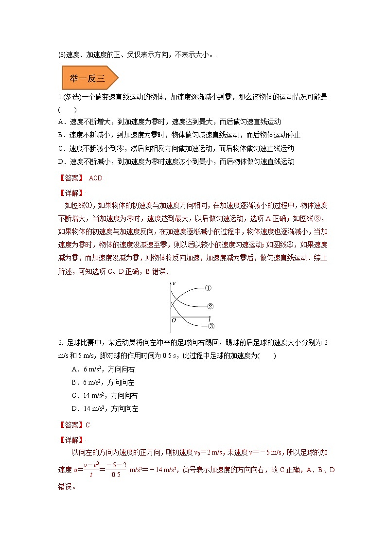 01 运动的描述 ——【冲刺2023】高考物理考试易错题（原卷版+解析版）03