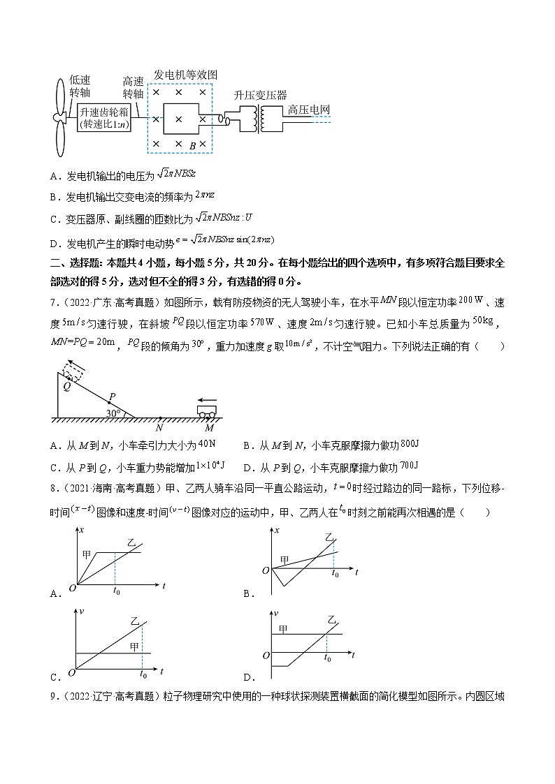 卷02——【备考2023】高考物理真题重组卷（湖南专用）（原卷版）第3页