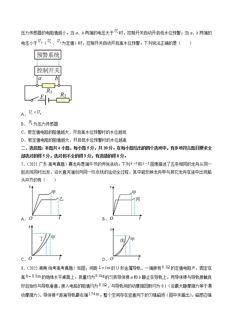 卷03——【备考2023】高考物理真题重组卷（湖南专用）（原卷版）第3页