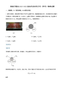 2022-2023学年重庆市巴蜀中学高三上学期高考适应性月考（网考）物理试题含解析