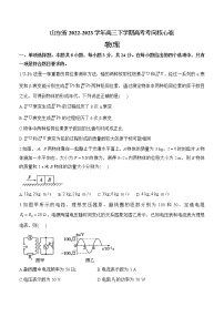 2022-2023年山东省高三下学期高考物理核心卷（含解析）