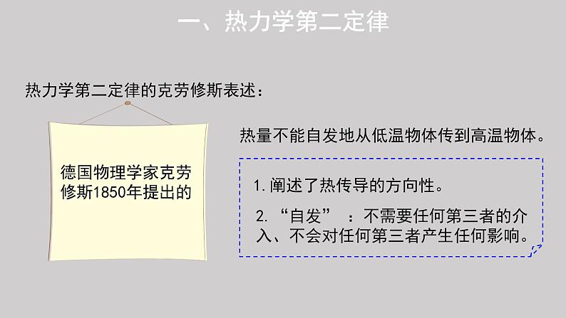 第三章第四节 热力学第二定律 课件  高二下学期物理人教版（2019）选择性必修第三册06