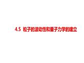 第四章第五節(jié) 粒子的波動性和量子力學(xué)的建立 課件  高二下學(xué)期物理人教版（2019）選擇性必修第三冊 (1)