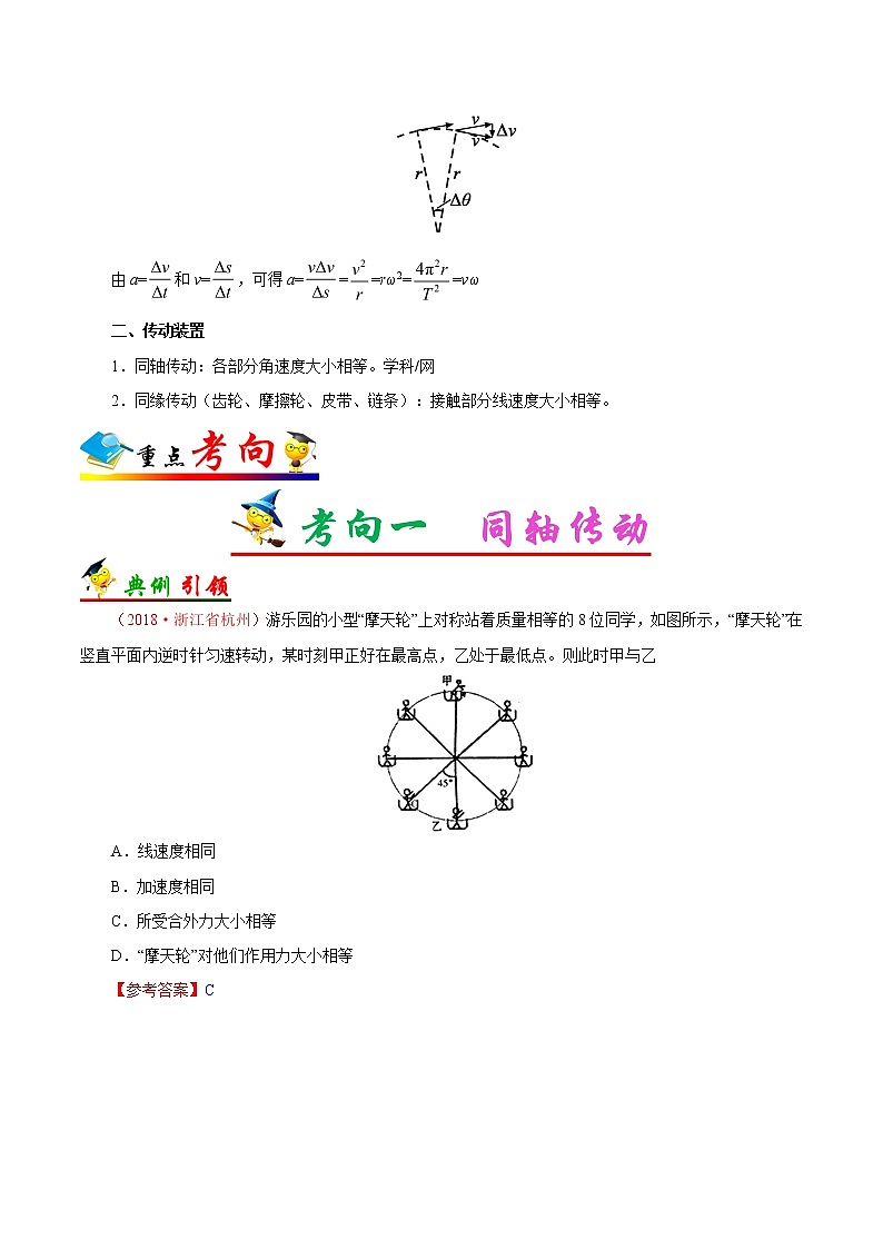 高考物理考点一遍过 考点17 圆周运动的描述第2页