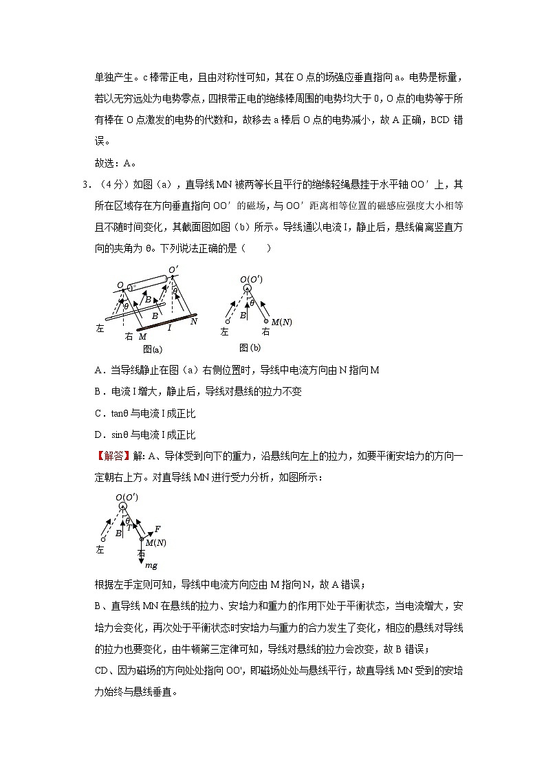 2022年湖南省新高考物理试卷（解析版）02