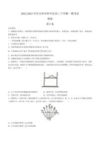 2022-2023学年天津市和平区高三下学期一模考试物理试题（PDF版）