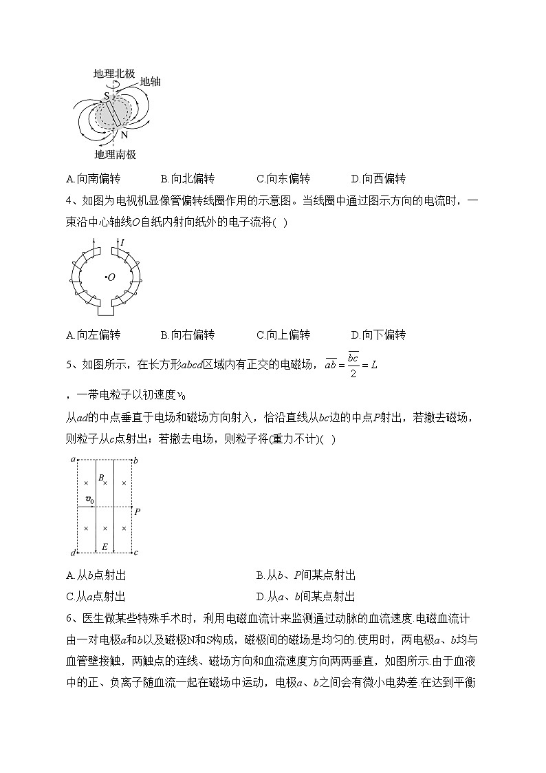 安徽省阜阳第一中学2022-2023学年高二下学期第一次月考物理试卷（含答案）02