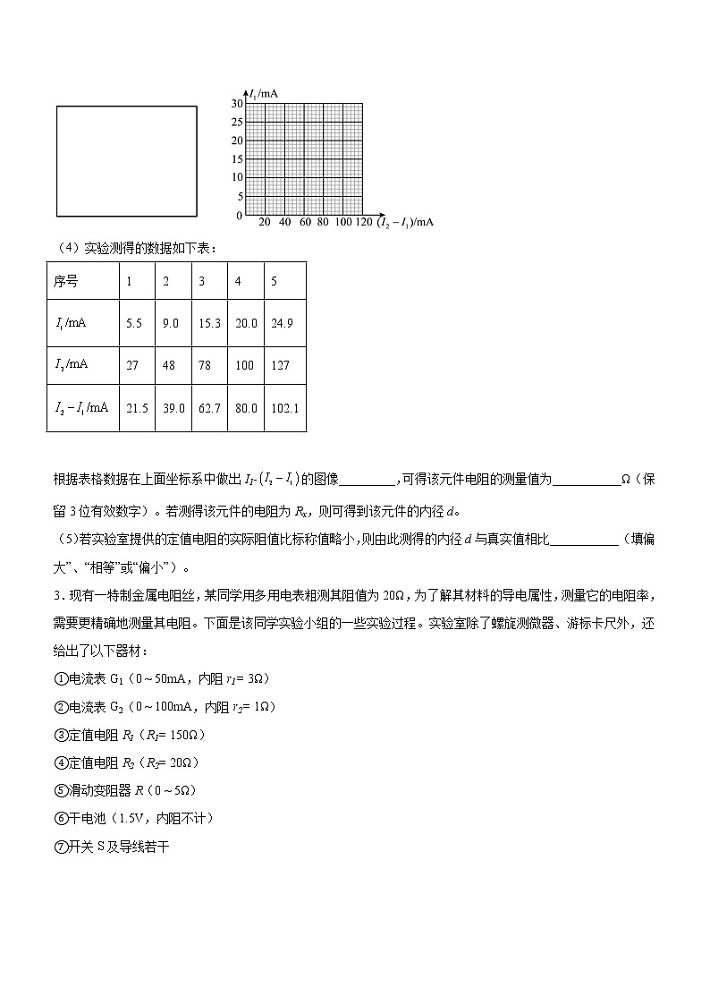 专题16 电学实验-高考物理二轮复习讲练测（全国通用）03