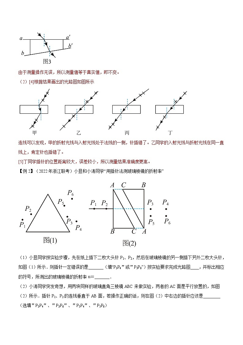专题17 光学与热学实验-高考物理二轮复习讲练测（全国通用）03