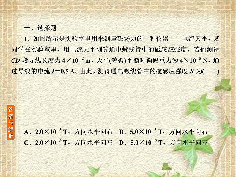 2022-2023年高考物理一轮复习 磁场中的力学问题课件(重点难点易错点核心热点经典考点)02