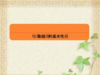 2022-2023年高考物理一轮复习 电场和磁场的基本性质课件(重点难点易错点核心热点经典考点)