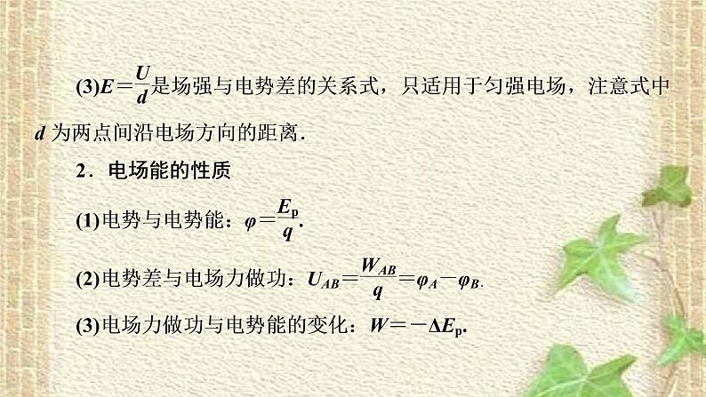 2022-2023年高考物理一轮复习 电场与磁场的基本性质课件(重点难点易错点核心热点经典考点)03