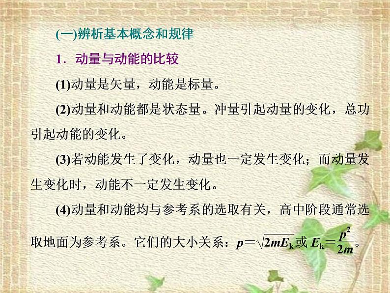 2022-2023年高考物理一轮复习 动量守恒定律课件(重点难点易错点核心热点经典考点)第3页