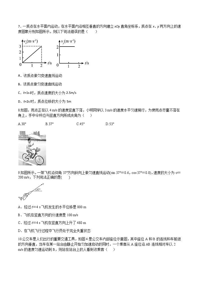 5.2 运动的合成与分解（备作业）-高一物理同步备课系列（人教版必修第二册）02