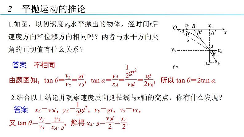 5.4 习题课：抛体运动的规律的应用（备课件）-高一物理同步备课系列（人教版必修第二册）第3页