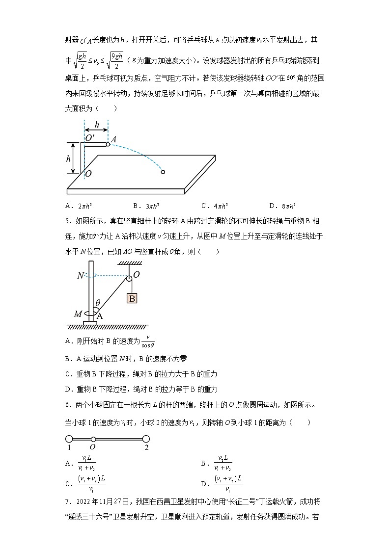 2022-2023学年辽宁省丹东市凤城市第一中学高一下学期3月月考 物理第2页