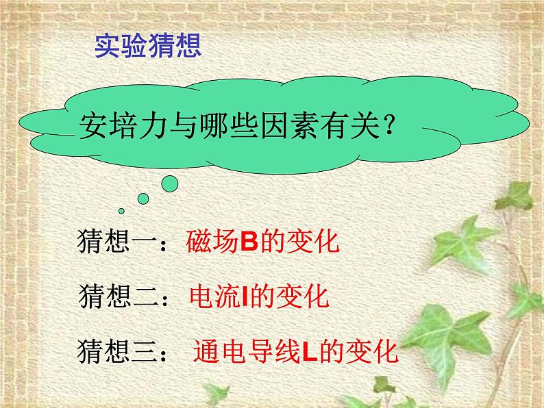 2022-2023年鲁科版(2019)新教材高中物理选择性必修2 第1章安培力与洛伦兹力1.1安培力及其应用课件04