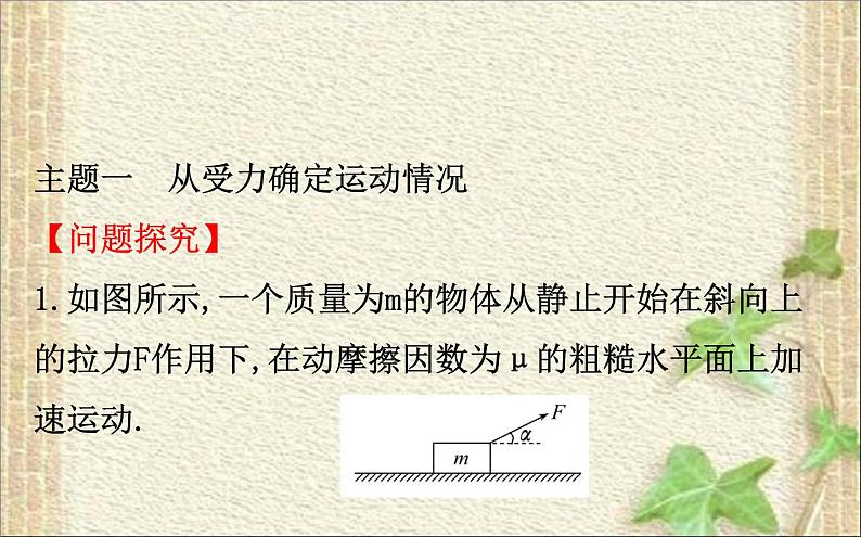 2022-2023年人教版(2019)新教材高中物理必修1 第4章运动和力的关系4.5牛顿运动定律的应用(1)课件第4页