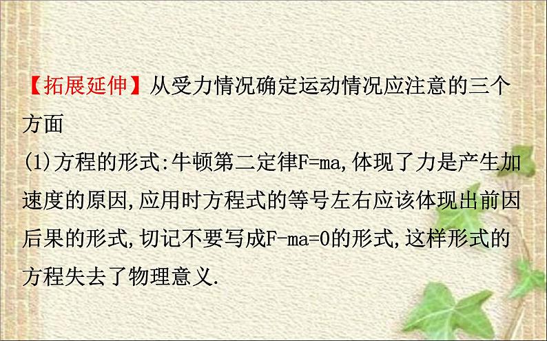 2022-2023年人教版(2019)新教材高中物理必修1 第4章运动和力的关系4.5牛顿运动定律的应用(1)课件第8页