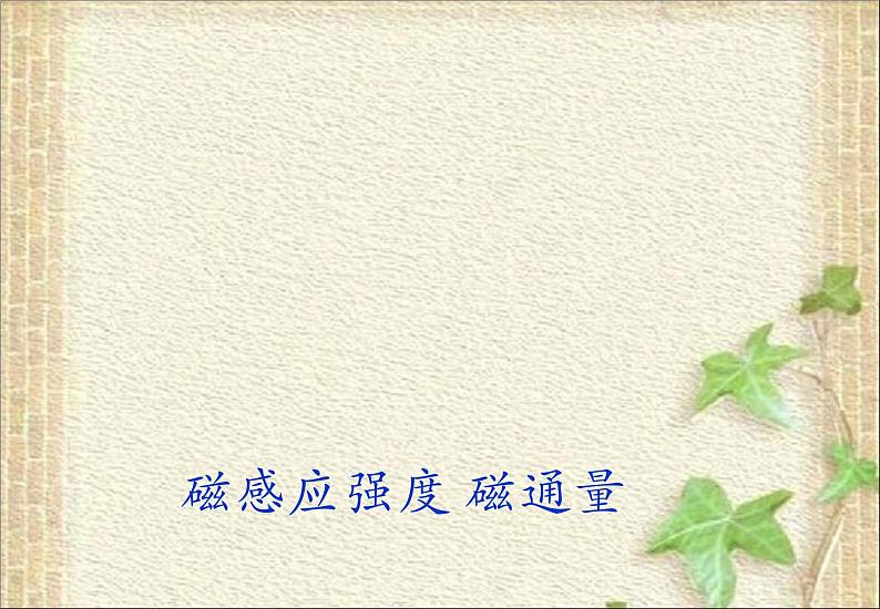 2022-2023年人教版(2019)新教材高中物理必修3 第13章电磁感应与电磁波初步13.2磁感应强度 磁通量课件第1页