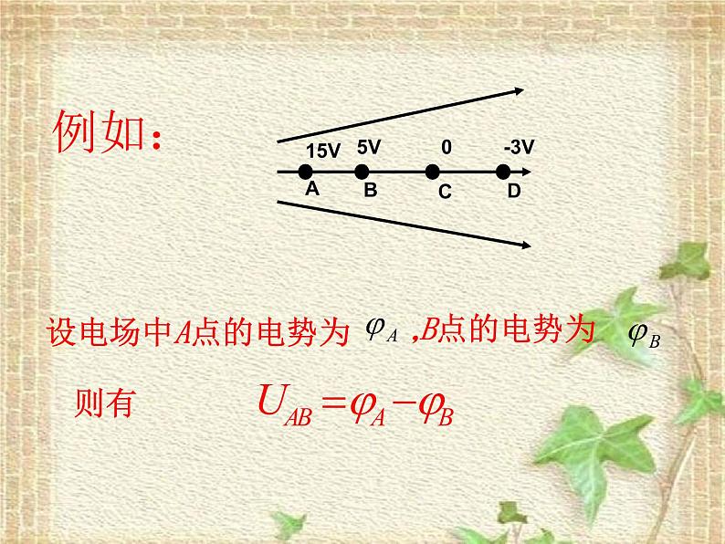 2022-2023年人教版(2019)新教材高中物理必修3 第10章静电场中的能量10.2电势差(2)课件03