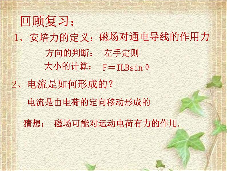 2022-2023年人教版(2019)新教材高中物理选择性必修2 第1章安培力与洛伦兹力1.2磁场对运动电荷的作用力课件02