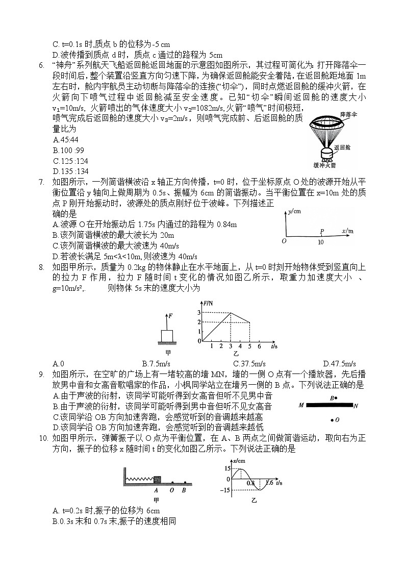 2023洛阳创新发展联盟高二下学期3月联考试题物理含答案02
