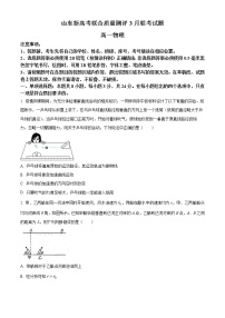 2022-2023学年山东省新高考联合质量测评高一下学期3月联考试题 物理