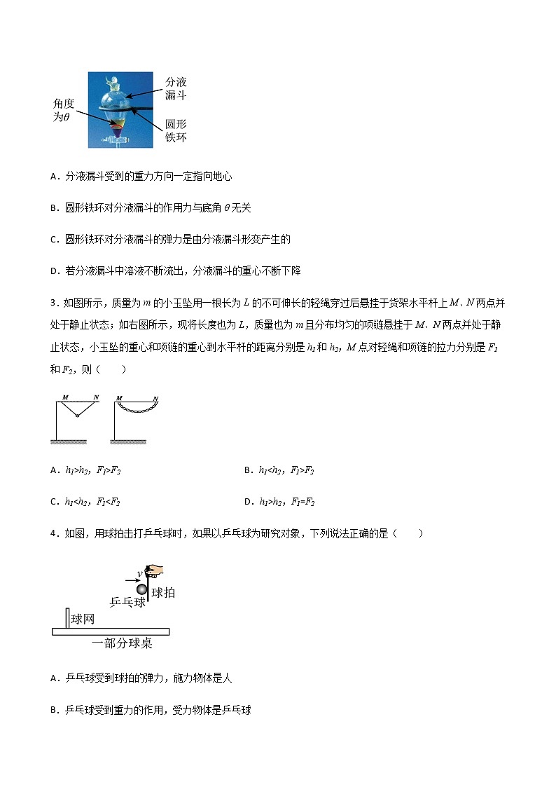 专题06 重力和弹力（学生版）第3页