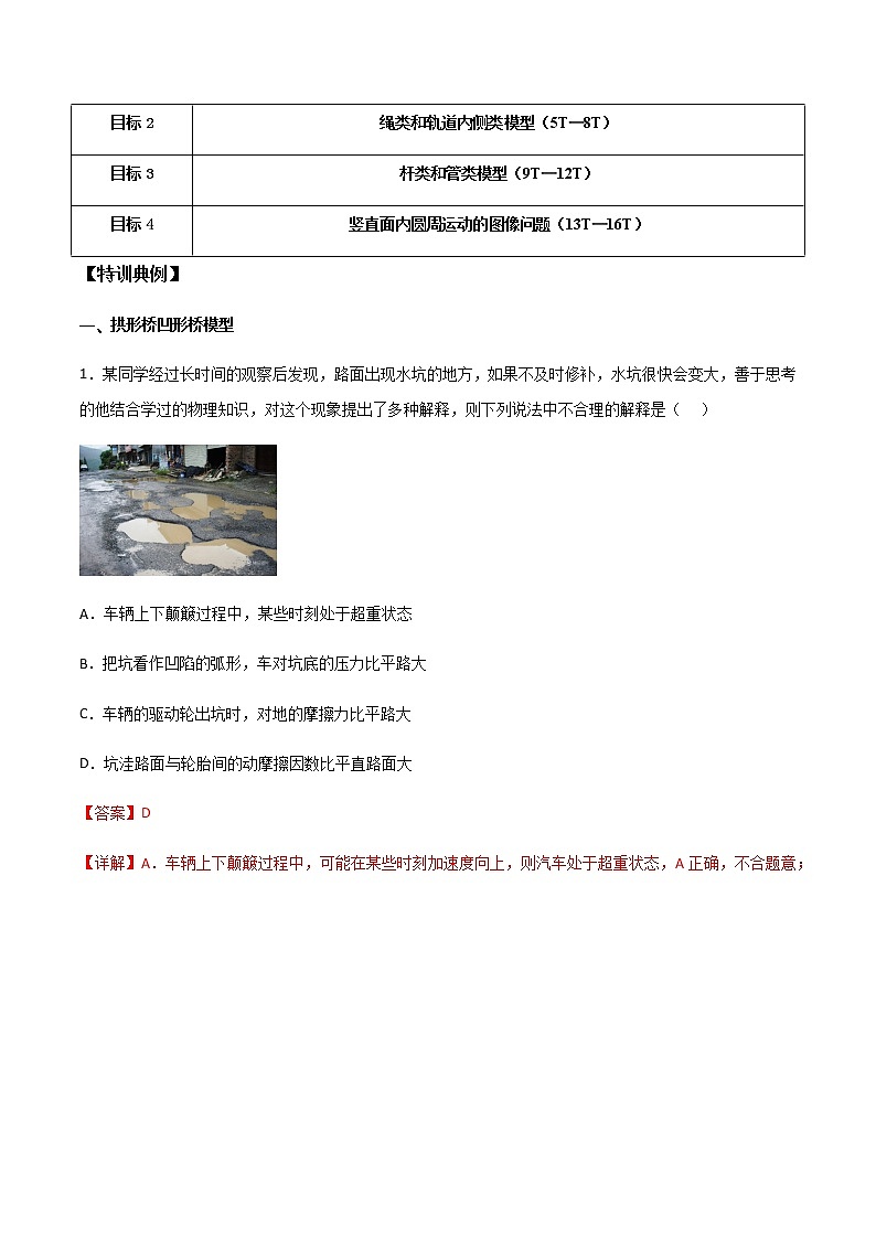 高考物理一轮复习【专题练习】 专题25 竖直面内圆周运动02