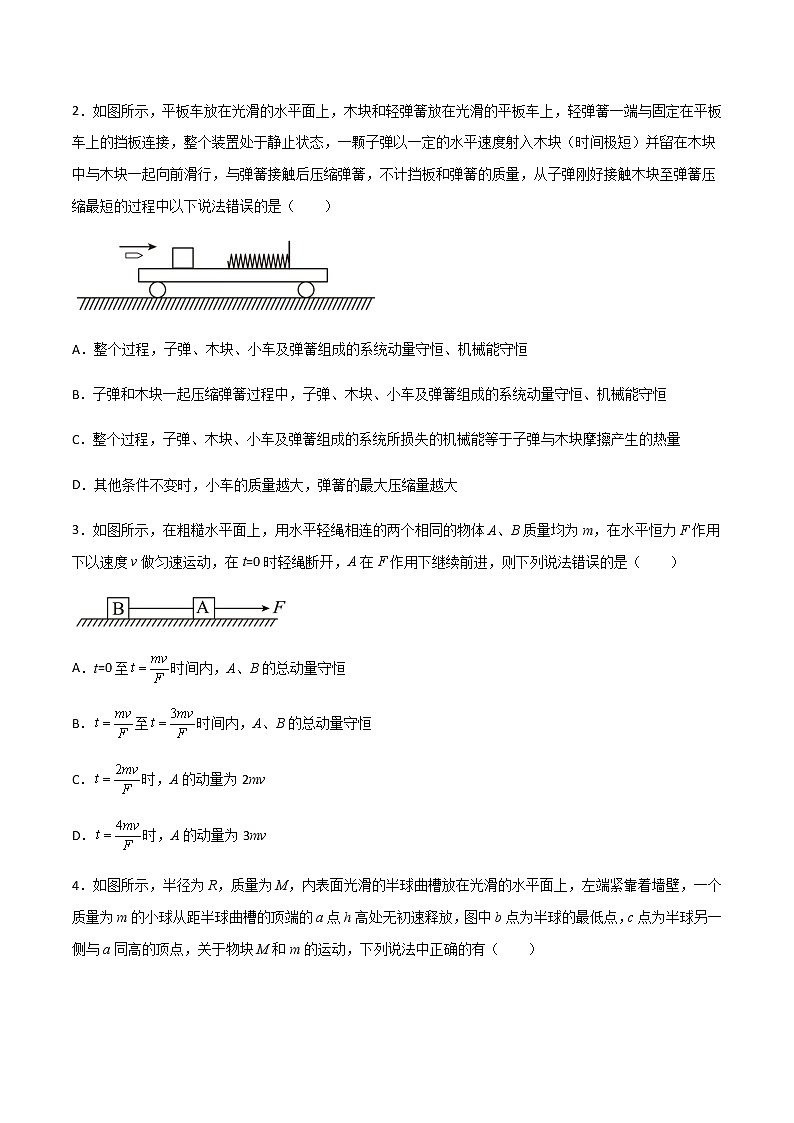 专题39 动量守恒定律（一）（学生版）第3页