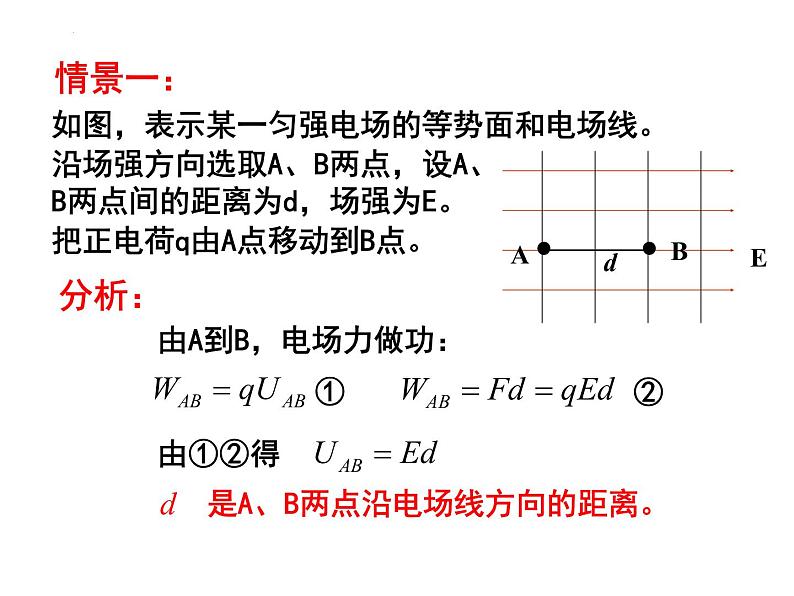 10.3电势差与电场强度的关系 课件-2022-2023学年高二上学期物理人教版（2019）必修第三册第2页