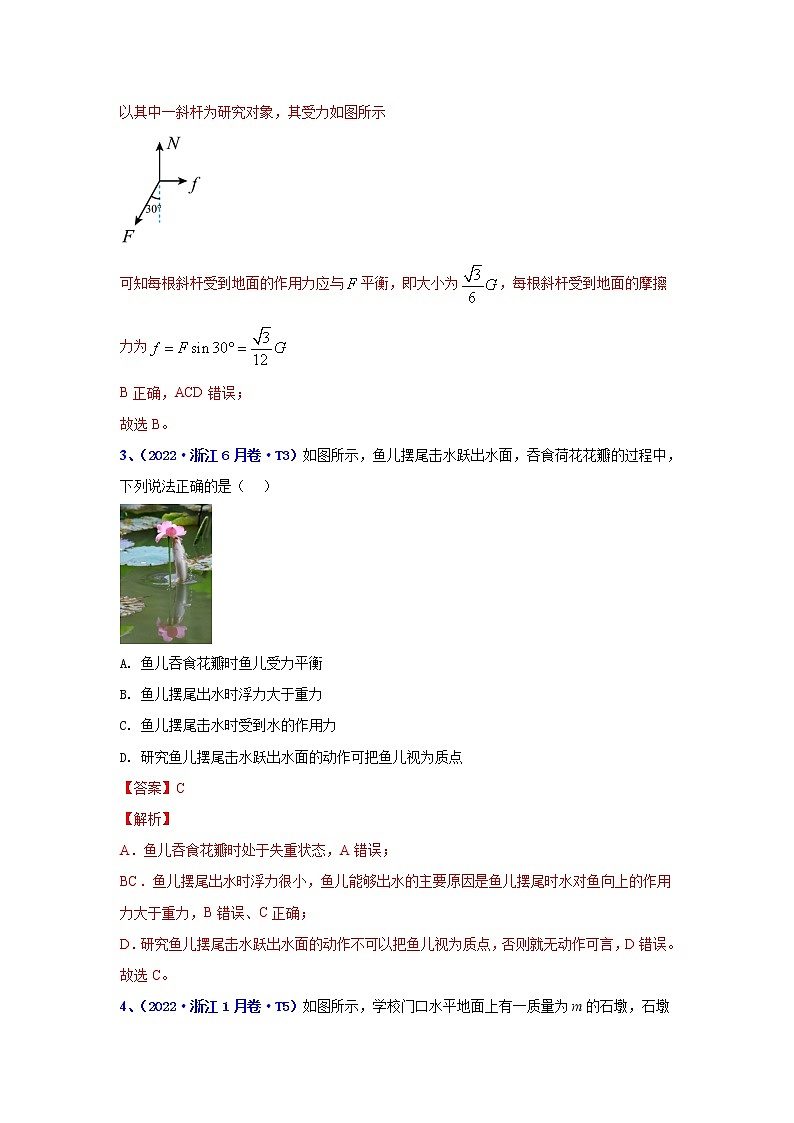 专题02 相互作用　力（教师版）第3页