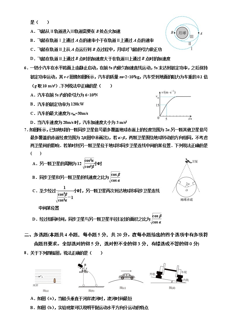 湖南省永州市第一中学2022-2023学年高一物理下学期3月月考试题（Word版附答案）02