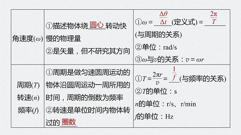 新高考物理一轮复习课件  第4章 第3讲　圆周运动08