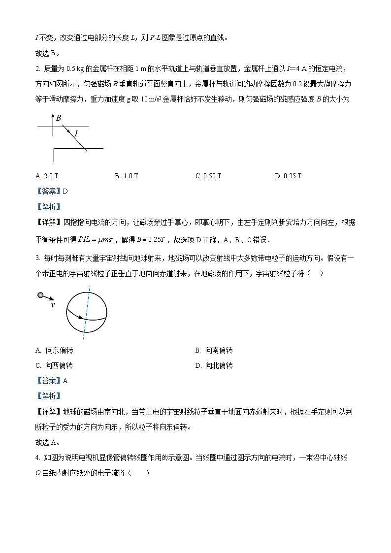 2023阜阳一中高二下学期第一次月考物理试题含解析02