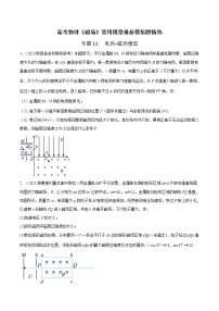 专题13 电场+磁场模型-高考物理磁场常用模型最新模拟题精练